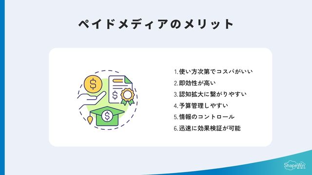 ペイドメディアのメリット_インフォグラッフィック